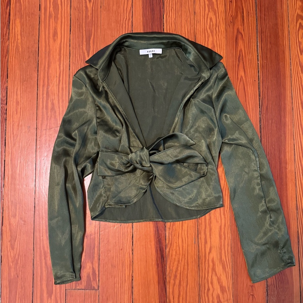 Ro & De Green Blouse